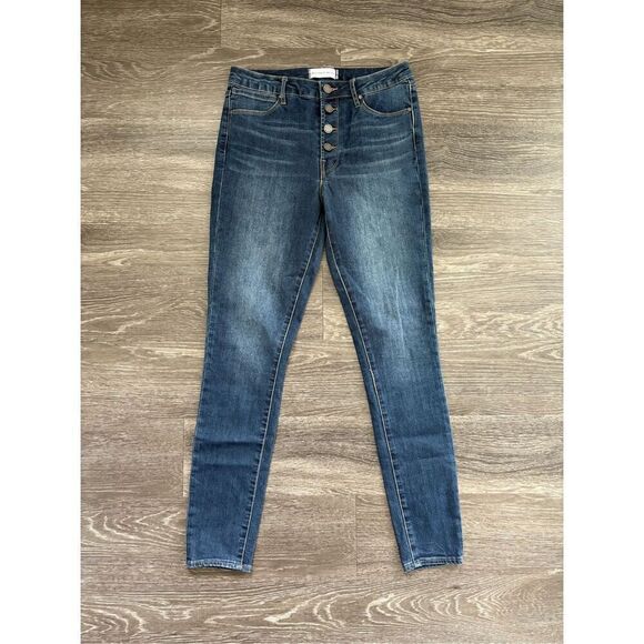 Articles Of Society Denim - Articles Of Society Britney Skinny Fit Jeans In Garden City Blue Size 27